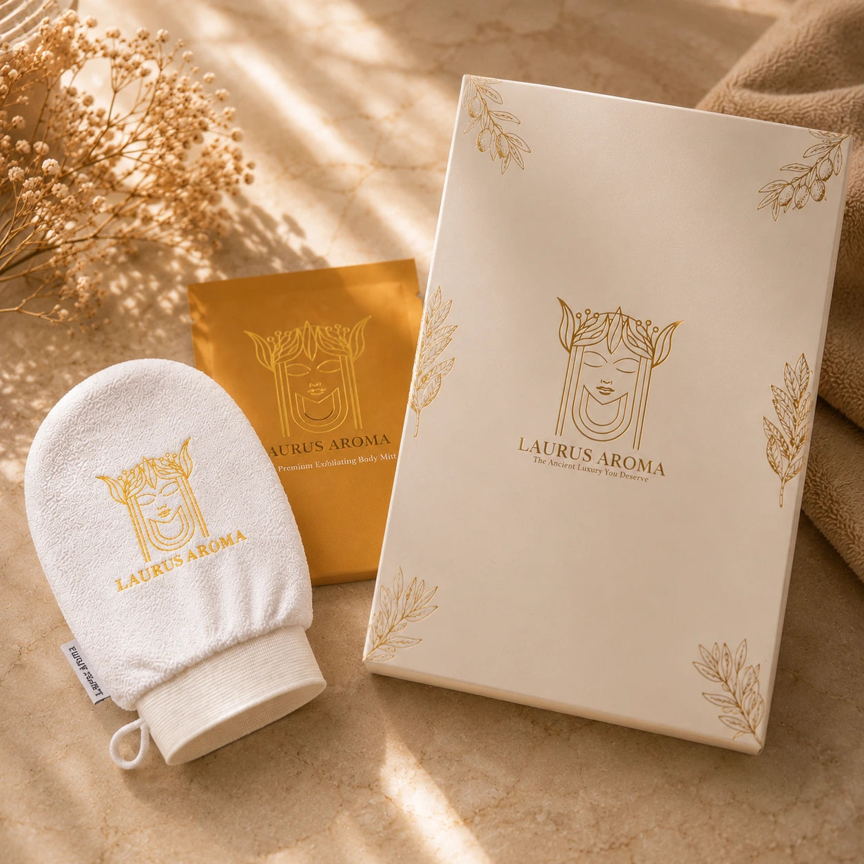 Laurus Aroma Korean Exfoliating Glove