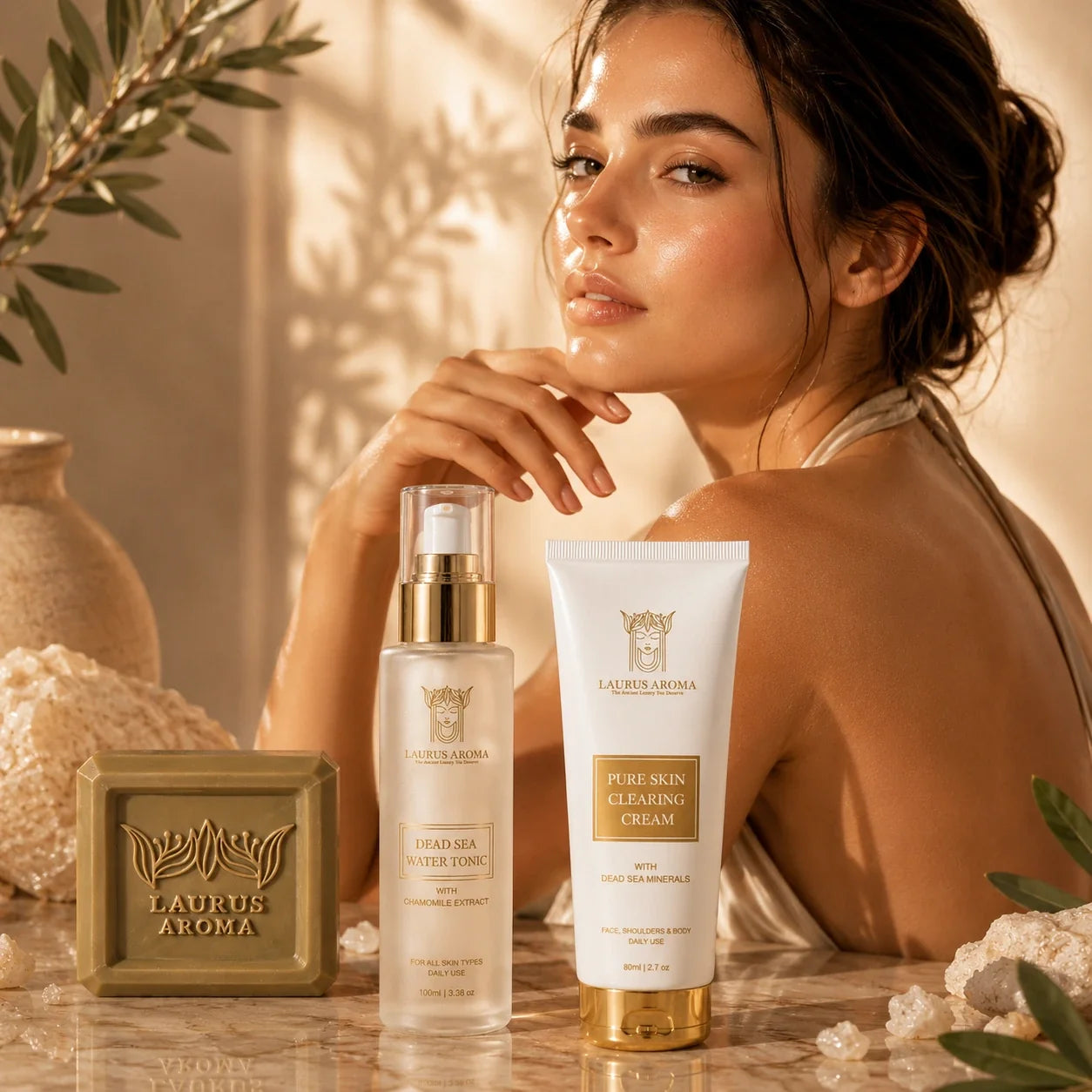Crystal Glow Set Powered by Pure Laurel & Dead Sea Minerals